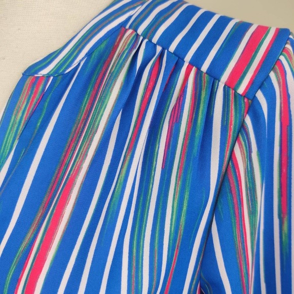 Not Your Daughters Jeans Top Striped 3/4 Sleeve - Picture 8 of 12